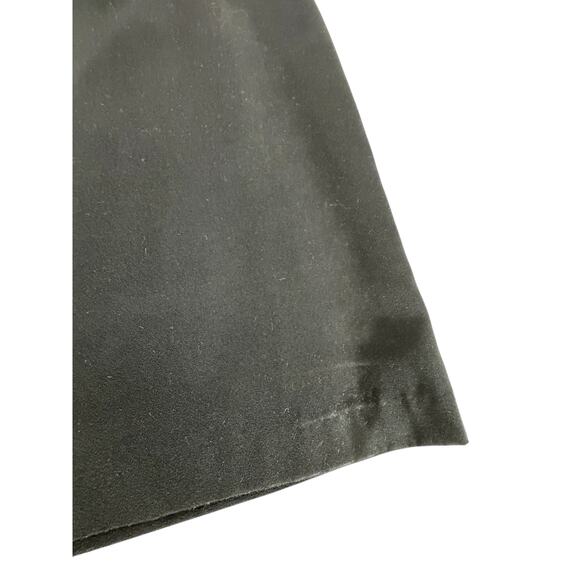 "Bass" Black Pencil Skirt SZ 6 Lined Side Zip Y2K Vintage Work Office Secretary - Picture 2 of 6